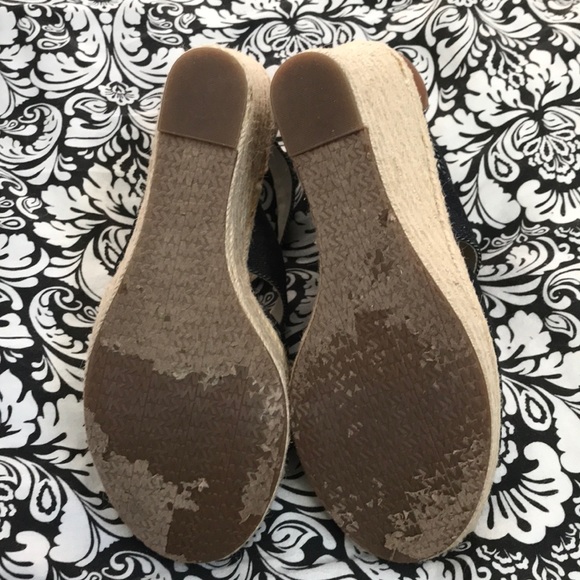 Michael Kors zip up denim wedges - Picture 4 of 5